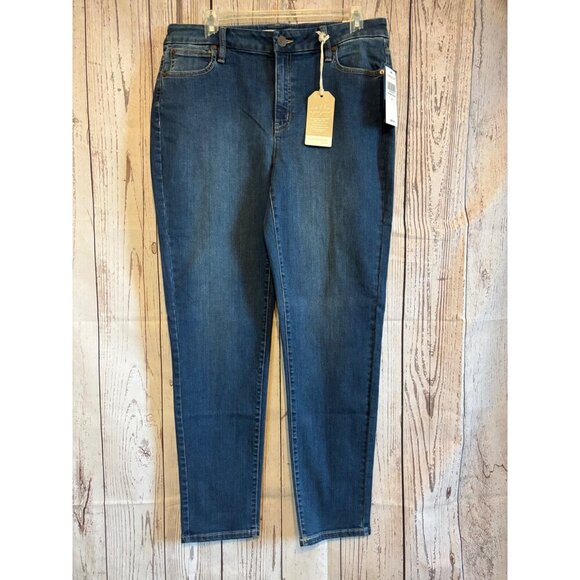 Coldwater Creek NWT The Creek Mid Rise Slim Leg Denim  Casual Jeans Size 12 - Picture 4 of 12